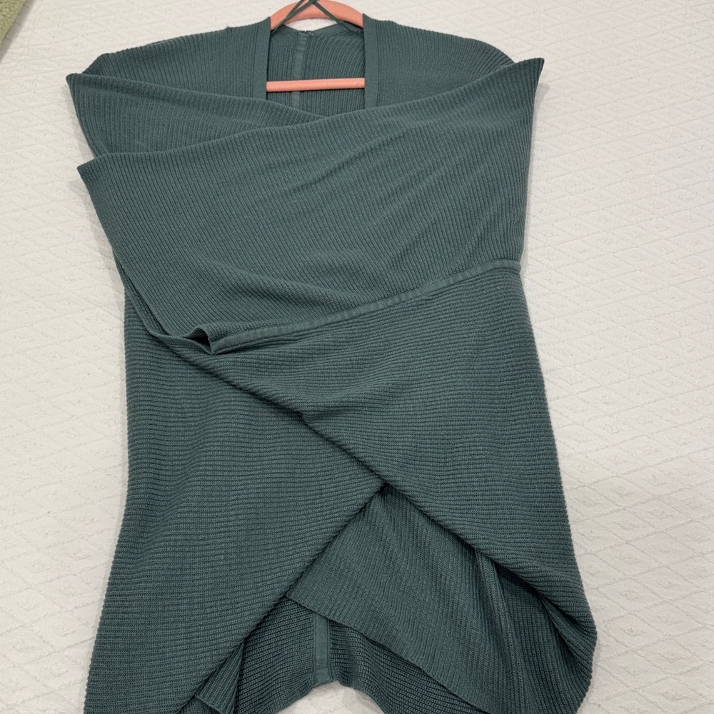 lululemon athletica Green Sweater Poncho